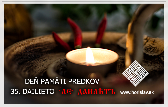 DEŇ PAMÄTI PREDKOV